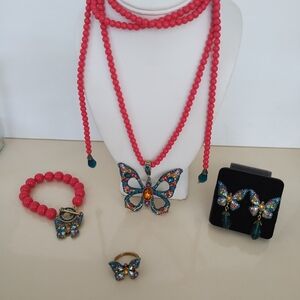 Heidi Daus Red Monarch Magic Butterfly